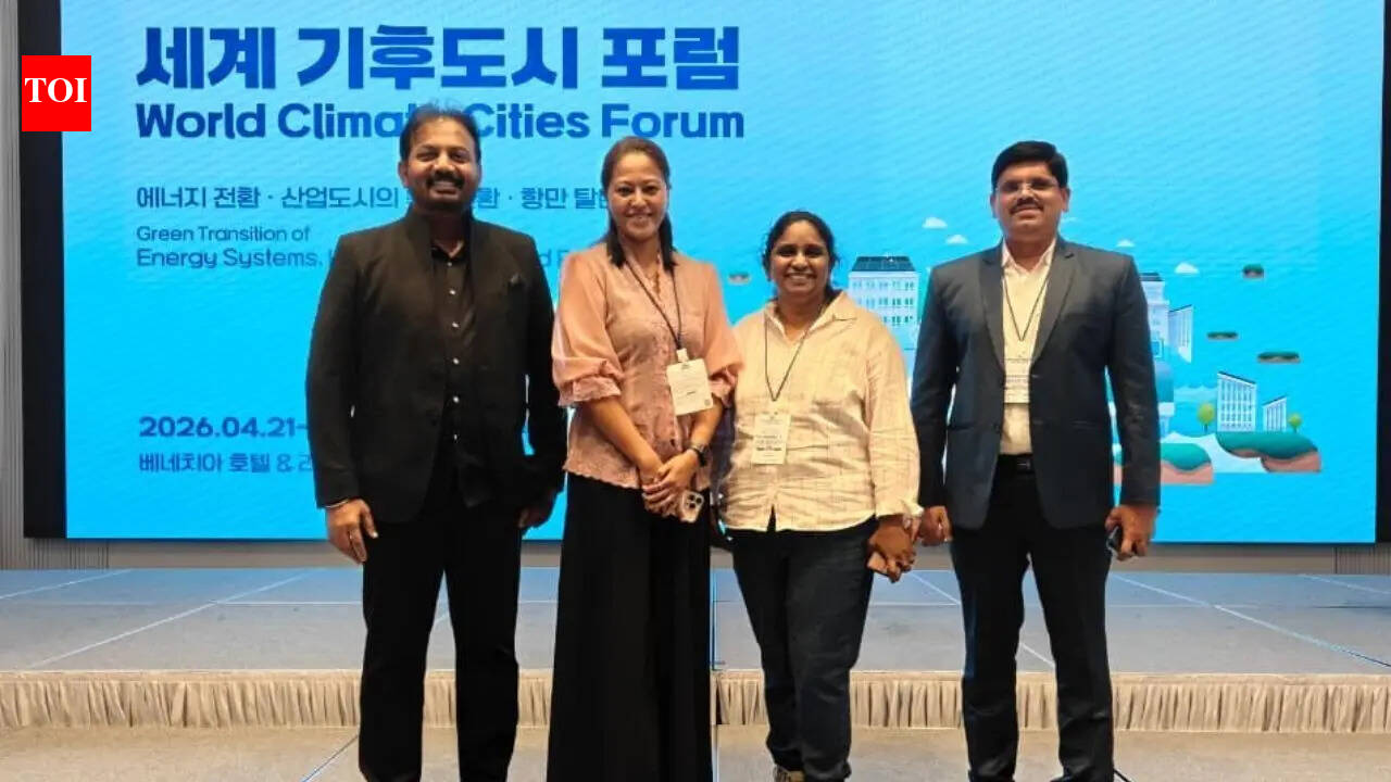 TUDA chief highlights AP’s Integrated clean energy policy at the world climate cities forum at South Korea | Amaravati News - The Times of India