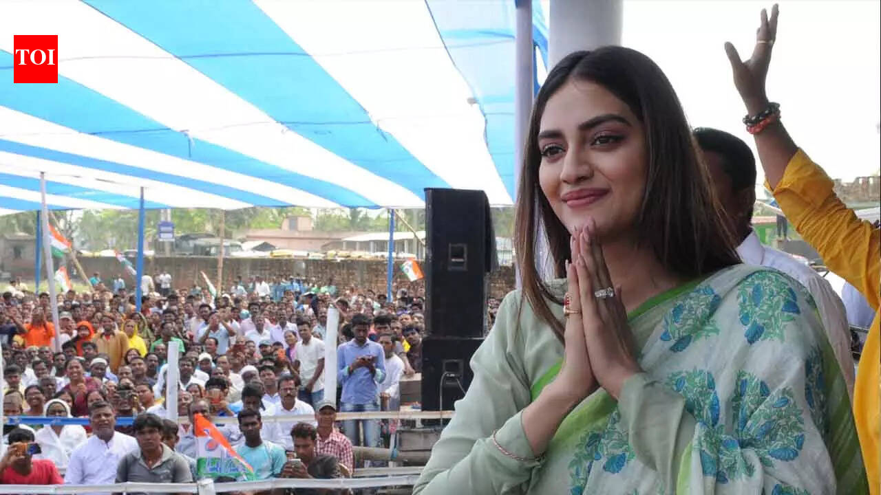 Actor Nusrat Jahan appears before ED in Kolkata over housing fraud case | Kolkata News - The Times of India