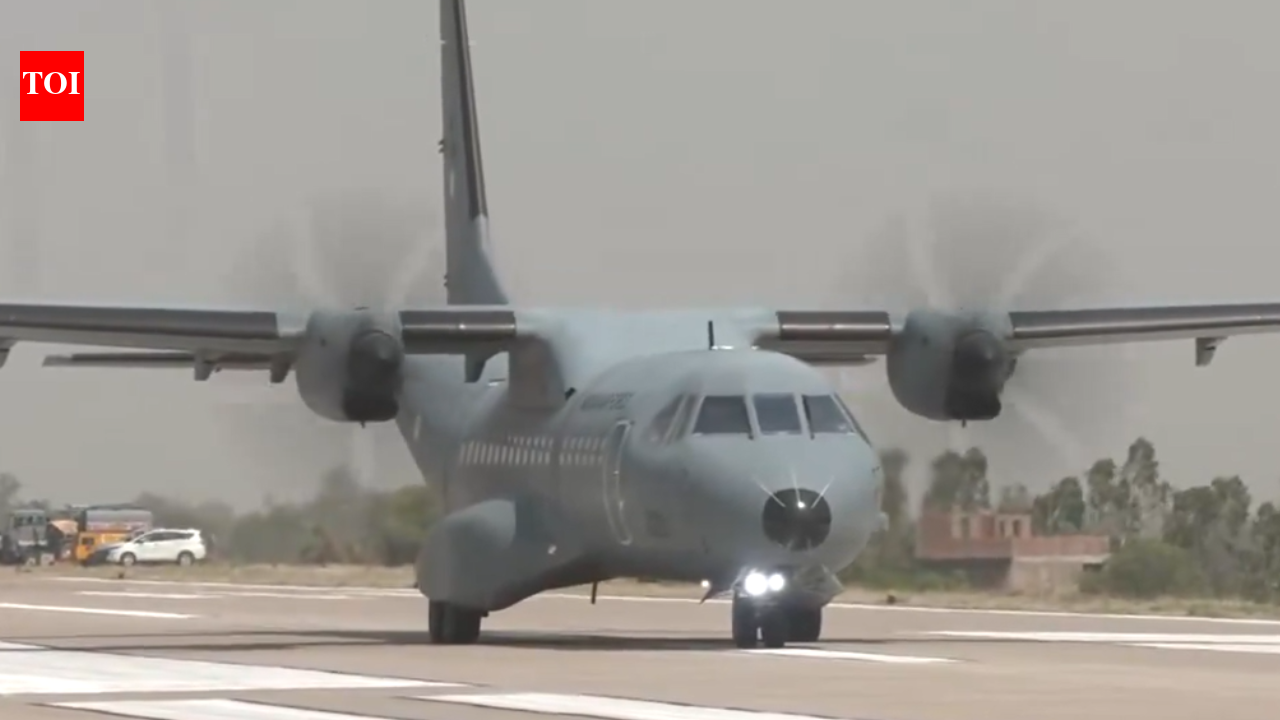 Watch: IAF aircraft lands on UP’s Purvanchal Expressway to test wartime preparedness