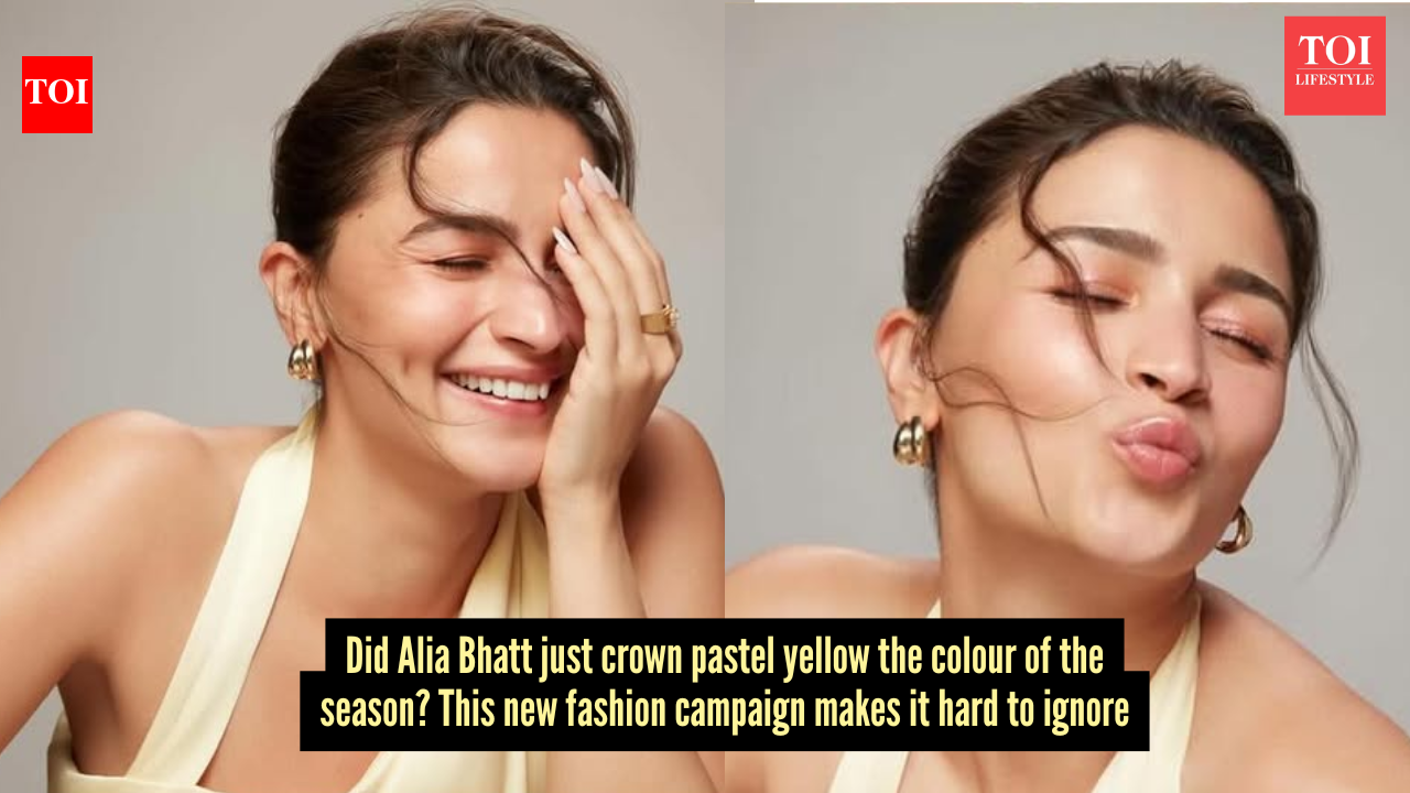 Move over neutrals, as Alia Bhatt is making pastel yellow the colour of the season