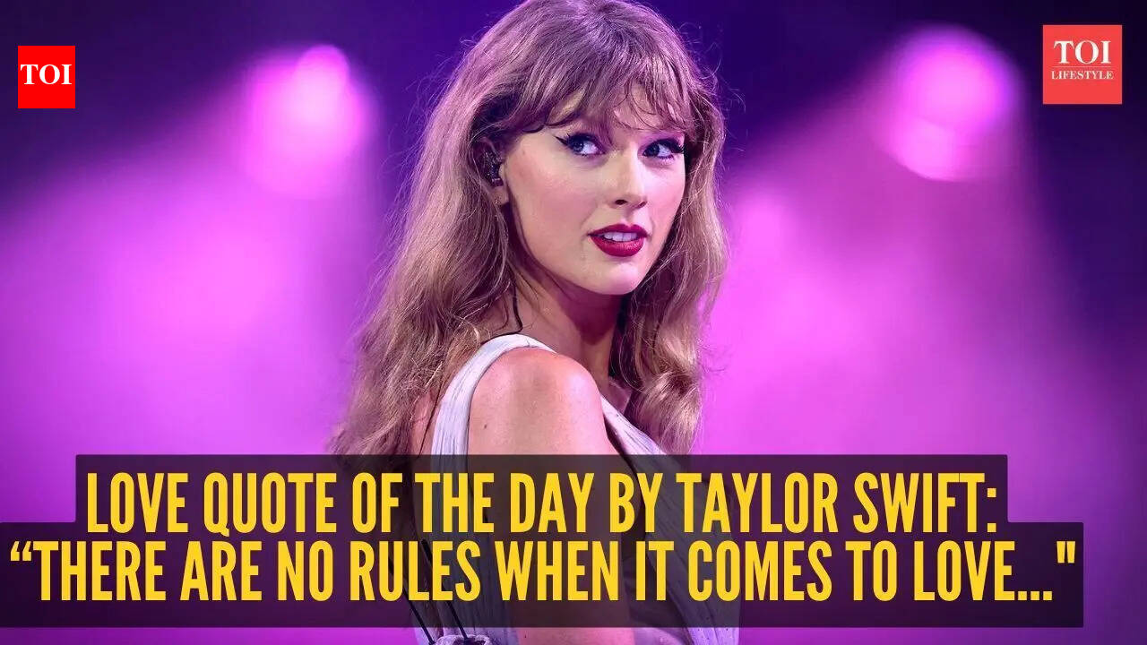 Love quote of the day by Taylor Swift: “There are no rules when it comes to love...