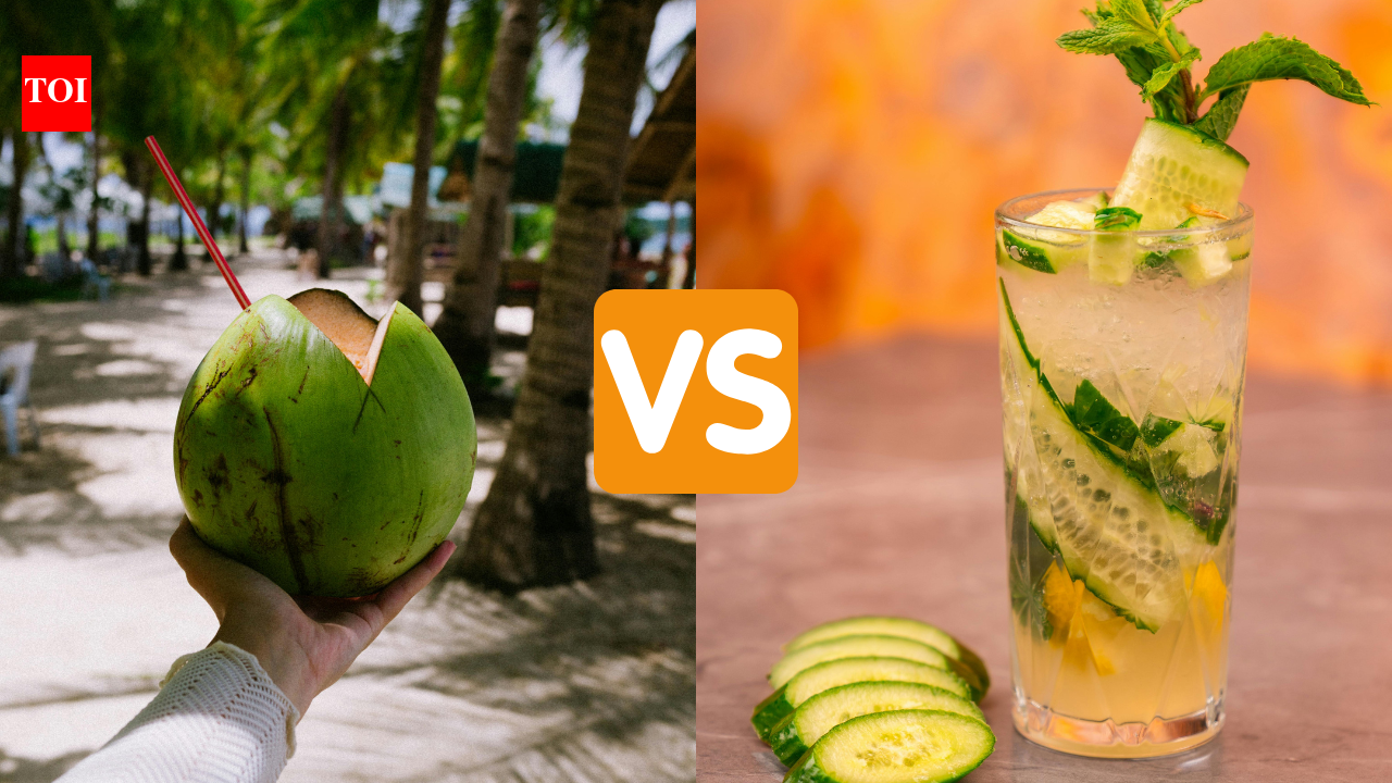 Coconut water vs Cucumber water: Which drink gives better hydration