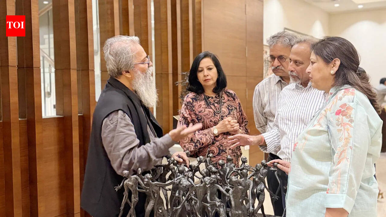 Delhi engages with KS Radhakrishnan's sculptures