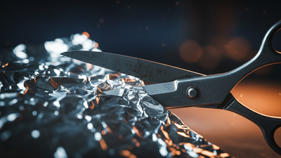 Why cutting aluminium foil isn't actually sharpening your scissors