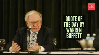 Quote of the day by Warren Buffett: 