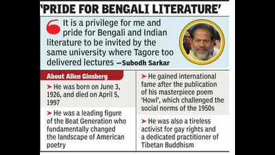 Poet Subodh gets Harvard call to speak on Ginsberg’s India connect
