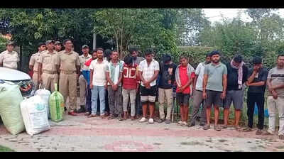 20 men held in Keonjhar for smuggling marijuana