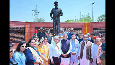CM Bhajan Lal Sharma unveils war hero’s statue in Churu
