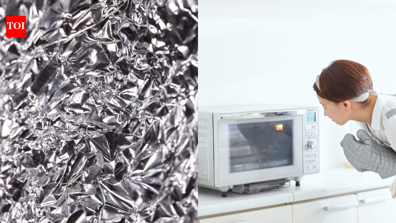 Can you put aluminium foil in the microwave for food preparation: Here’s what to check first | – The Times of India
