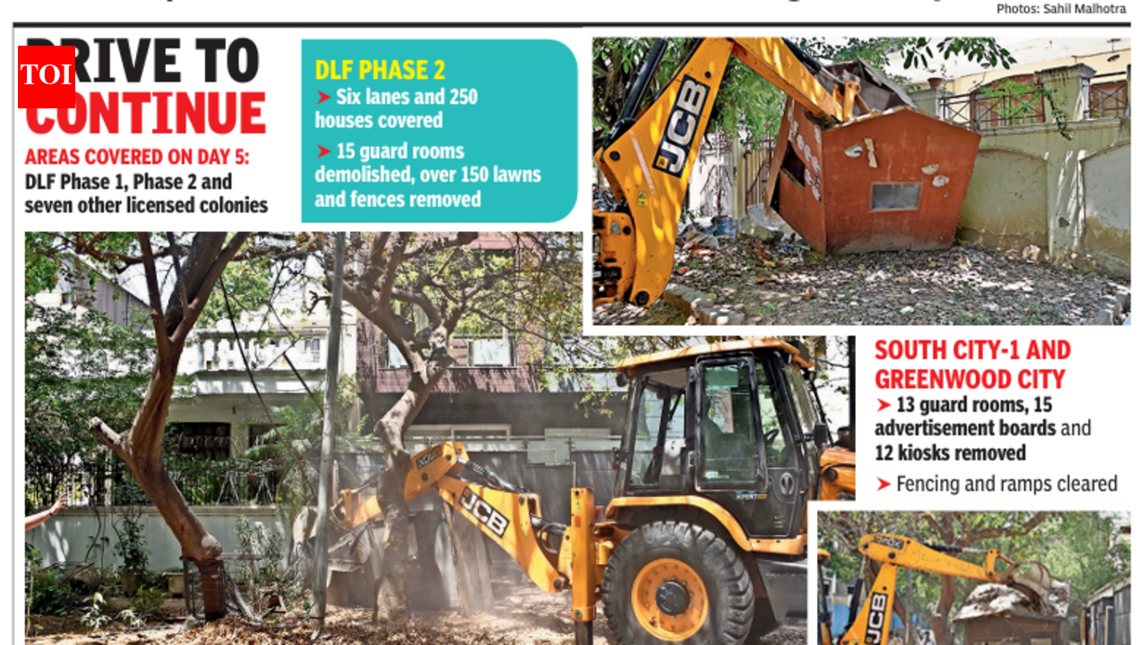 Right-of-way cleanup: 6.5k houses covered in 5 days in Gurgaon