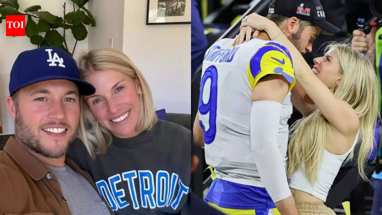 Fans troll Kelly Stafford for looking like a man as her courtside look goes viral at the Los Angeles Lakers vs Houston Rockets game