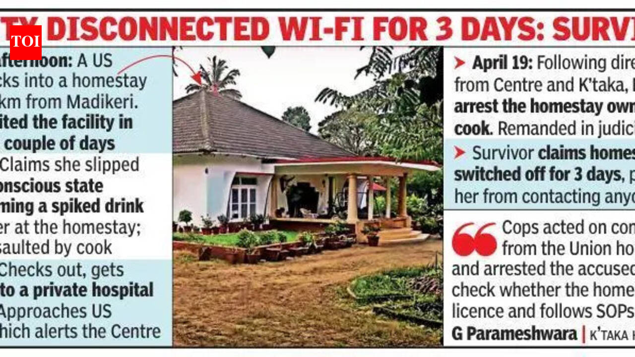 US tourist allegedly raped at Kodagu homestay; cook, owner held