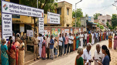 Massive Poll Day: West Bengal Begins Voting, Tamil Nadu Sees Triangular Showdown