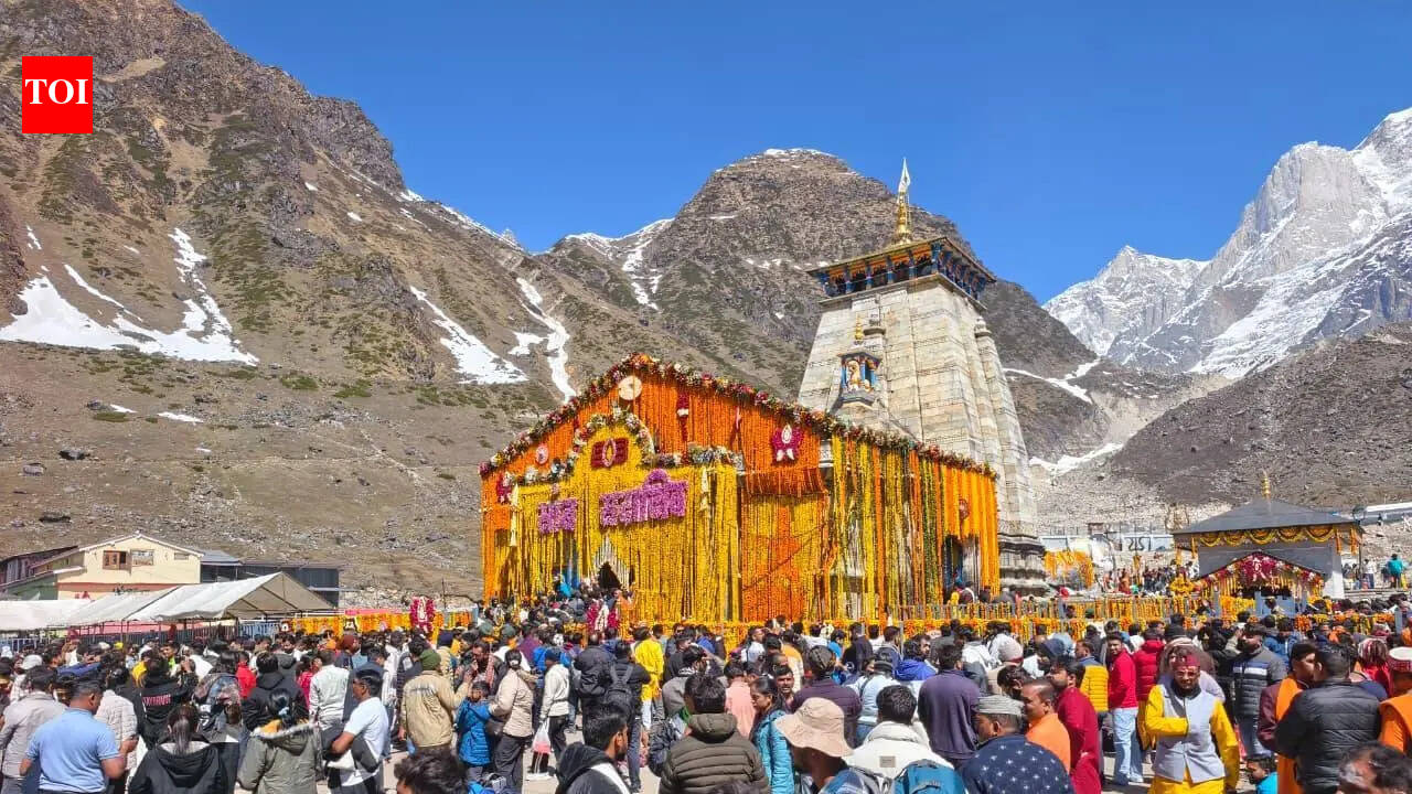 Thousands flock in as Kedarnath portals open for pilgrims with grand ceremony