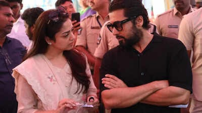 Suriya and Jyotika’s poll day appearance grabs eyeballs; Jiiva urges youth to step out and cast VOTE
