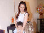 Gayatri Joshi with son