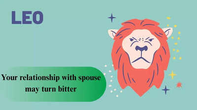 Leo Horoscope Today, April 24, 2026: Your relationship with spouse may turn bitter