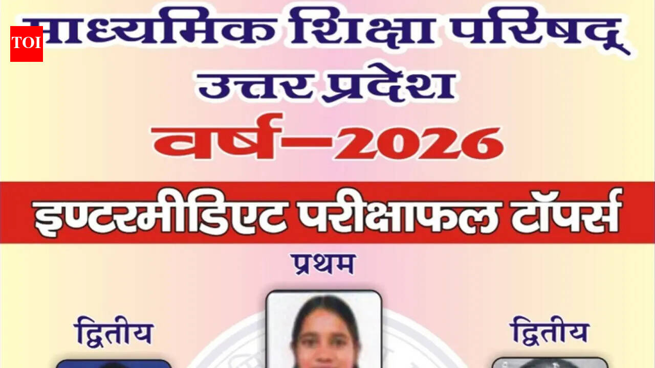 UP Board class 12 toppers list 2026: Shikha Verma leads intermediate merit list with 97.60%