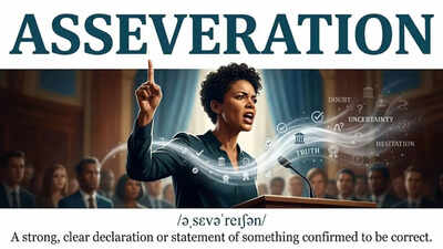 Word of the day: Asseveration