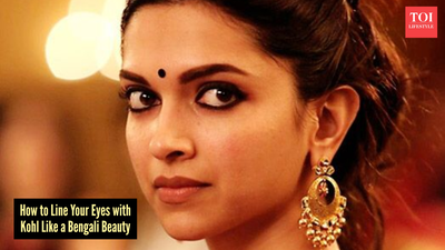 How to outline your eyes with kohl like a Bengali beauty