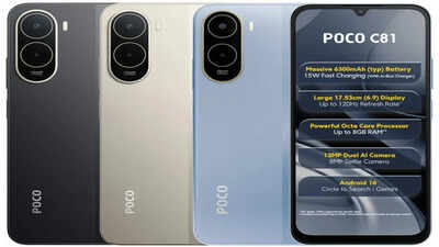 Poco C81, C81x smartphones launched in India: Price, specs and more