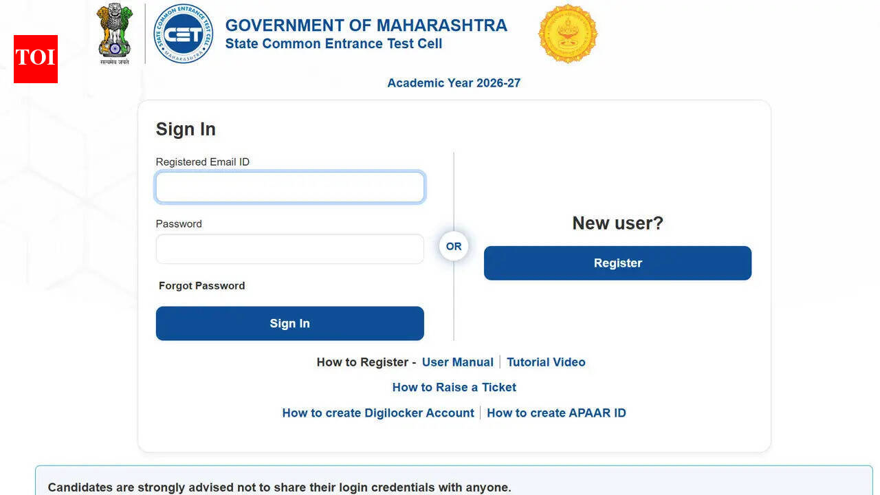 MBA–MMS CET 2026 second attempt registration opens for one day on April 24