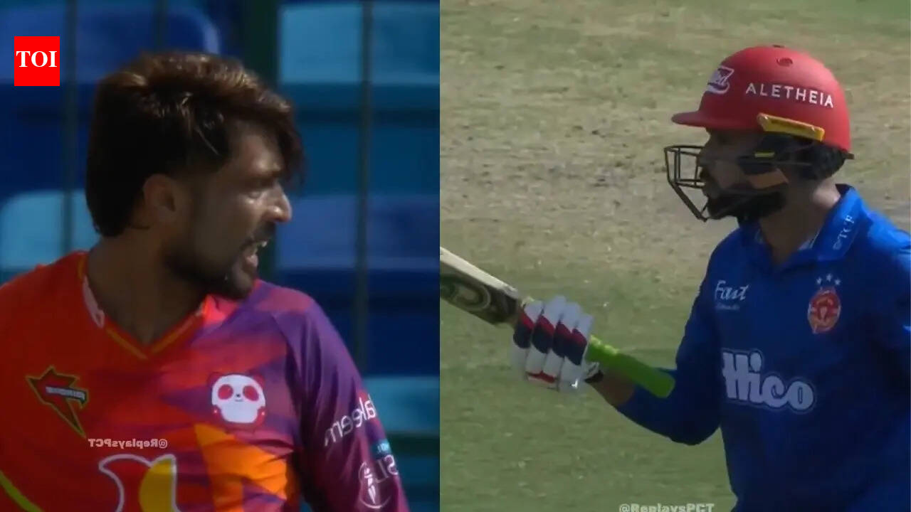 Huge fight in PSL: Faheem points bat at Mohammad Amir after wicket, tension erupts on pitch - Watch