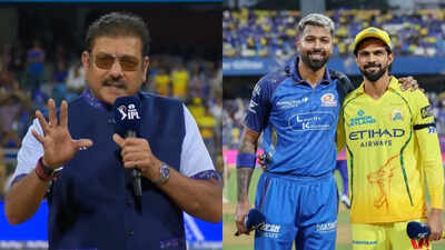 IPL 2026: Ravi Shastri almost blunders at toss; forgets Ruturaj Gaikwad's name in MI vs CSK match - Watch