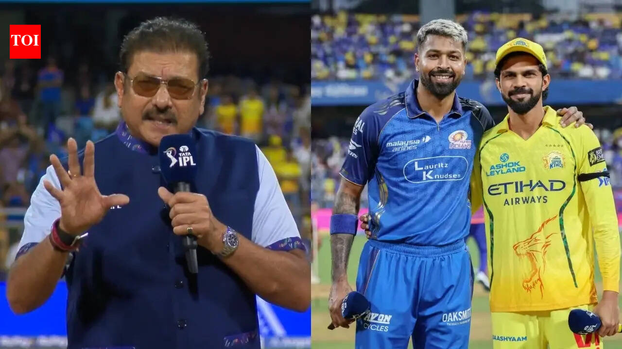 IPL 2026: Ravi Shastri pauses after forgetting Ruturaj Gaikwad's name at toss in MI vs CSK match - Watch