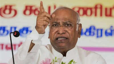 ‘Modi ji what are you scared of?’ Kharge targets PM over Trump’s ‘hellhole’ remark | India News – The Times of India