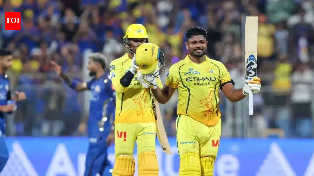 CSK's Sanju Samson scripts history vs MI in IPL, joins Rohit Sharma and KL Rahul to become...