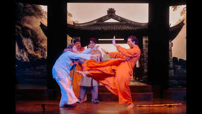 A retelling of Bodhidharma’s inward journey on stage