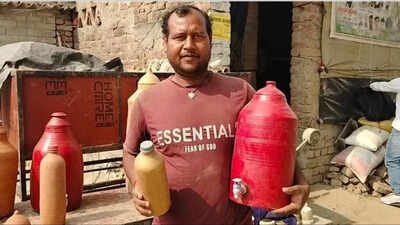 Amid scorching heat, West Champaran potter’s ‘desi fridge’ keeps water cool upto 48 hours