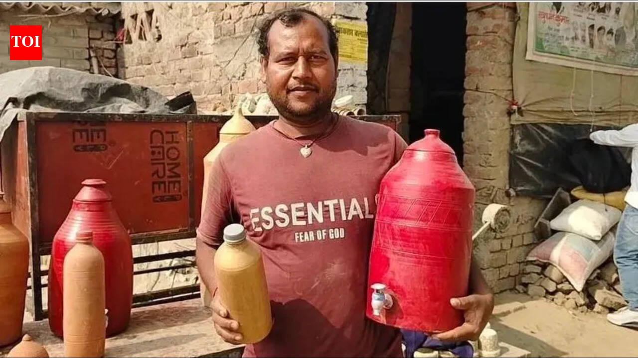 Amid scorching heat, West Champaran potter’s ‘desi fridge’ keeps water cool upto 48 hours