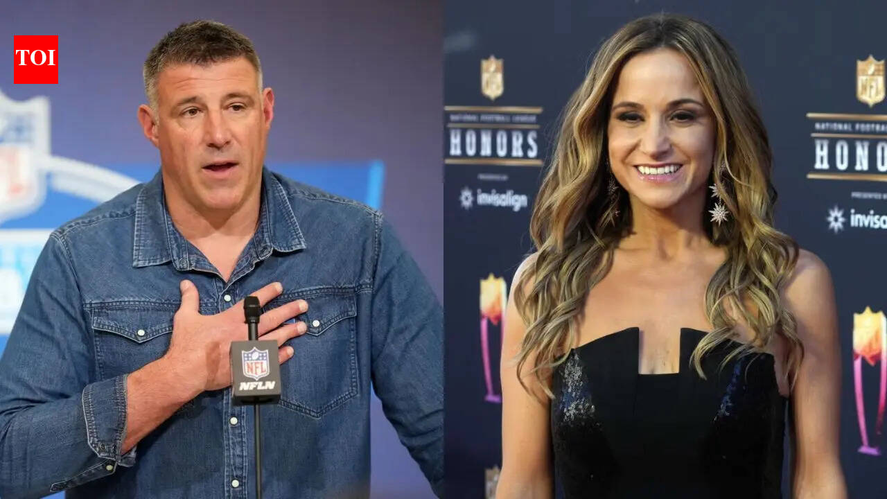 Dianna Russini goes viral after striking provocative pose with Mike Vrabel in controversial casino moment after Titans firing saga