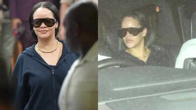 Rihanna RETURNS to India; blows kisses to Mumbai paparazzi shouting "RiRi... RiRi" - WATCH