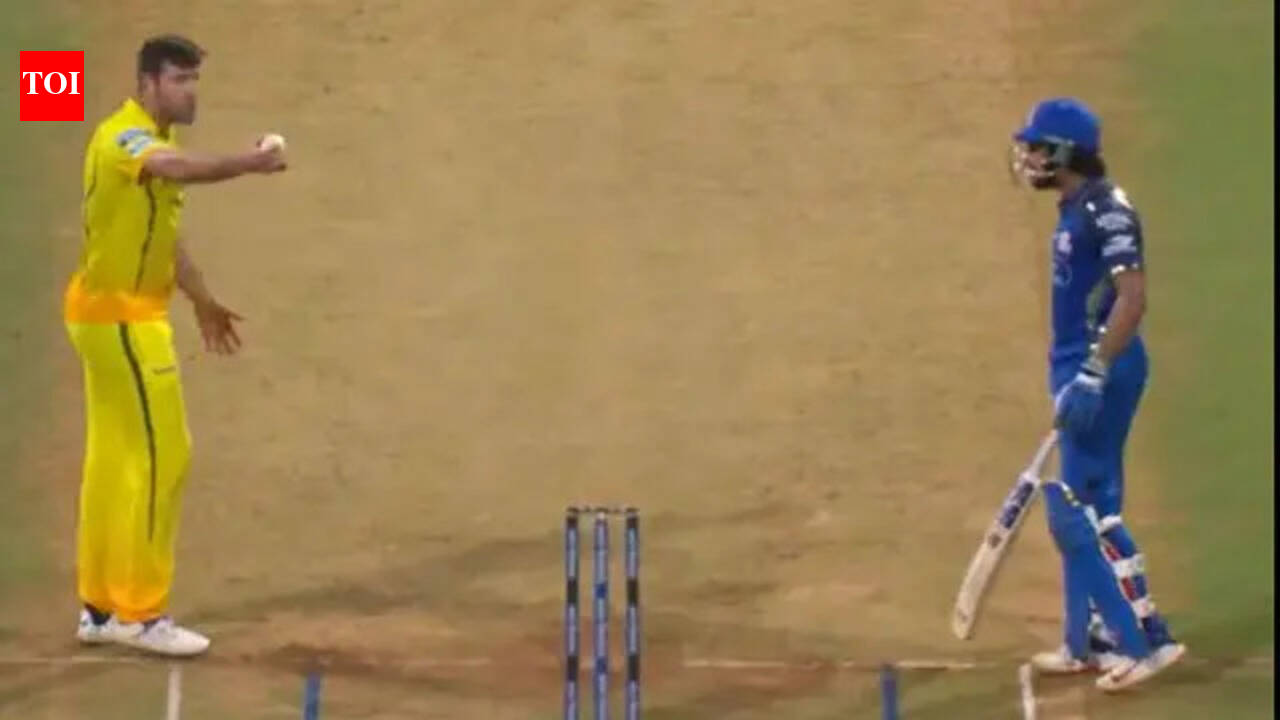 Heated on-field moment! Tilak Varma, Jamie Overton clash as SKY steps in – Watch