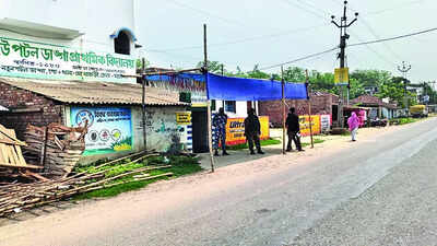 ‘Some get to go to booths, but we can’t even step onto roads’