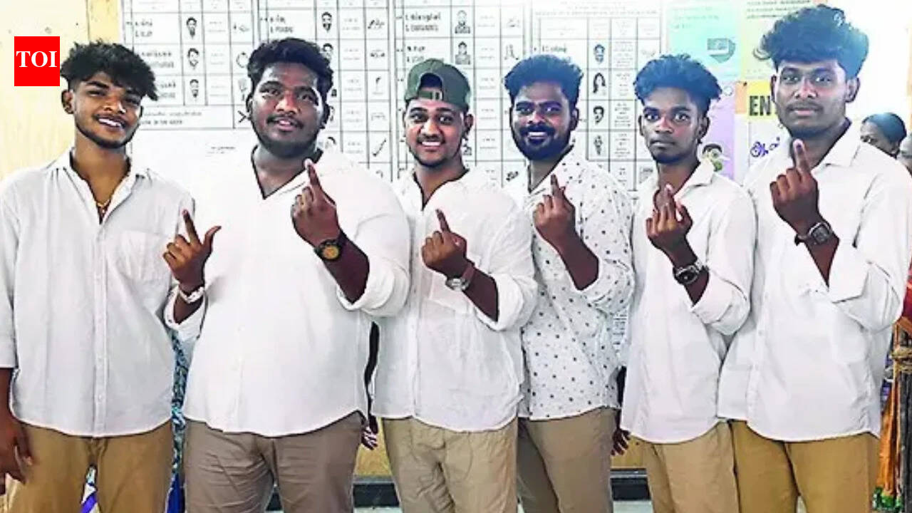 Painting the town beige &amp; white on poll day