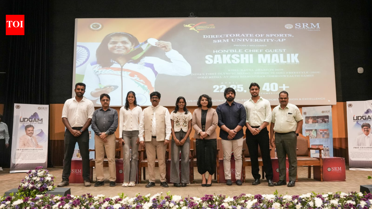 Sakshi Malik Inaugurates UDGAM 2026 Sports Fest at SRM University-AP