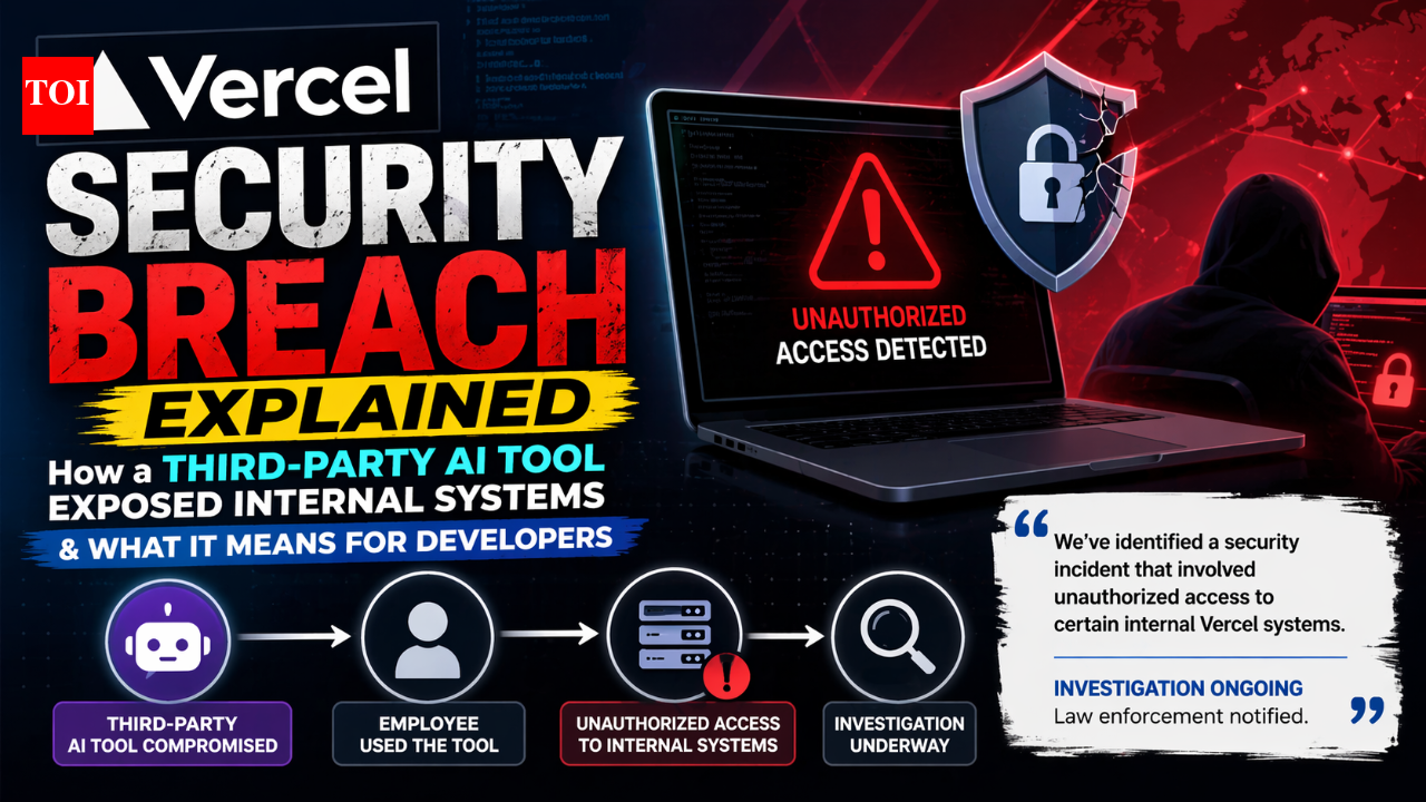 Vercel security breach explained: How a third-party AI tool exposed internal systems and what it means for developers - The Times of India