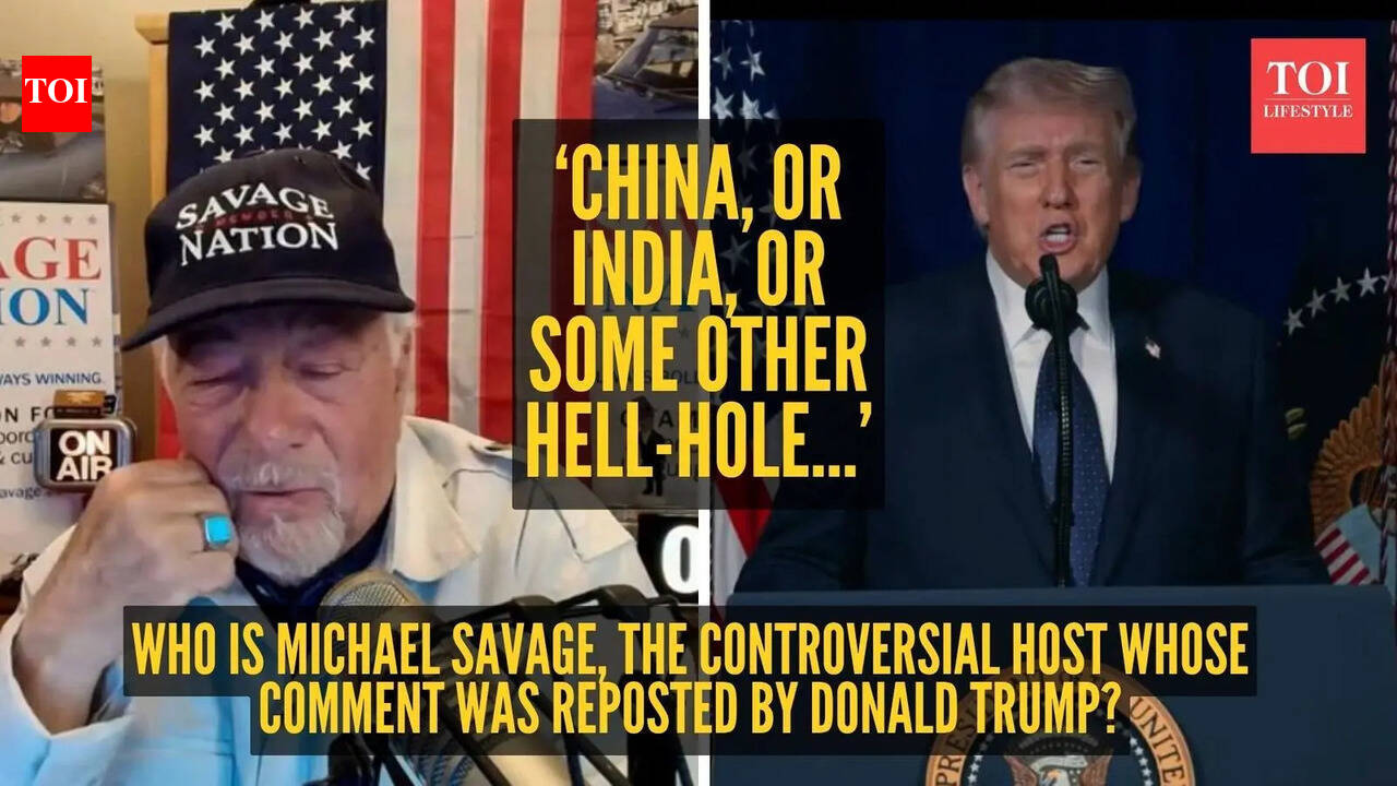 ‘China, or India, or some other hell-hole…’ Who is Michael Savage, the controversial host whose comment was reposted by Donald Trump?