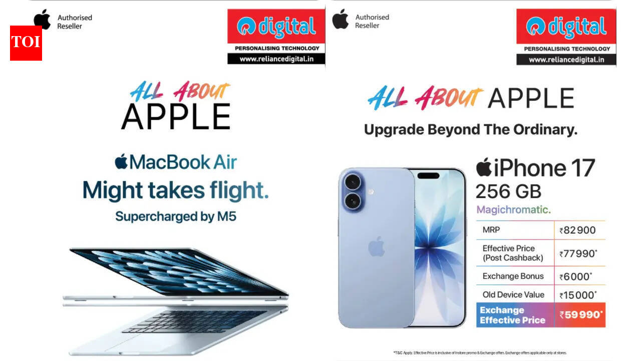 Reliance Digital’s ‘All About Apple’ campaign is live: Upgrade offers on iPhone 17, MacBook Neo and more
