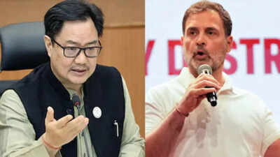'Bewildering contradictions': Kiren Rijiju slams Rahul Gandhi over 'BJP will win West Bengal remarks'