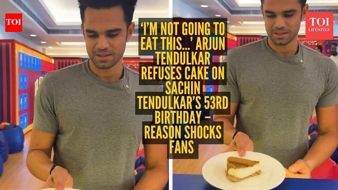 ‘I’m not going to eat this…’ Arjun Tendulkar refuses cake on Sachin Tendulkar’s 53rd birthday – reason shocks fans