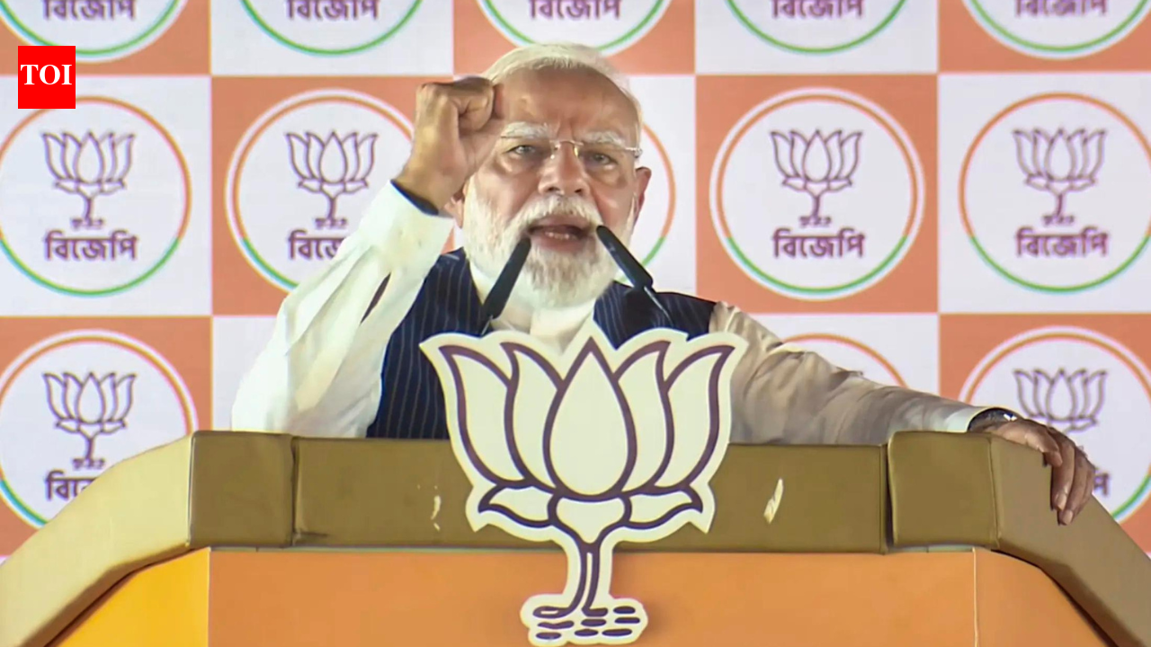 ‘Crushed temple of democracy’: PM Modi slams Bengal govt, warns TMC ‘goons’ they have ‘no place to hide after May 4’