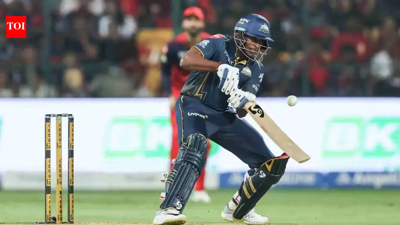 RCB vs GT Live, IPL: Sudharsan’s fifty leads Gujarat Titans charge for big total