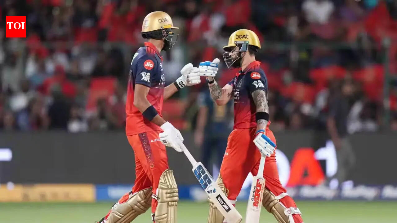 RCB vs GT Live, IPL: Kohli, Padikkal fifties put RCB in command; Gill's GT look clueless
