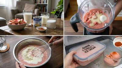 Easy no-churn guava chilli ice cream to try at home for this summer