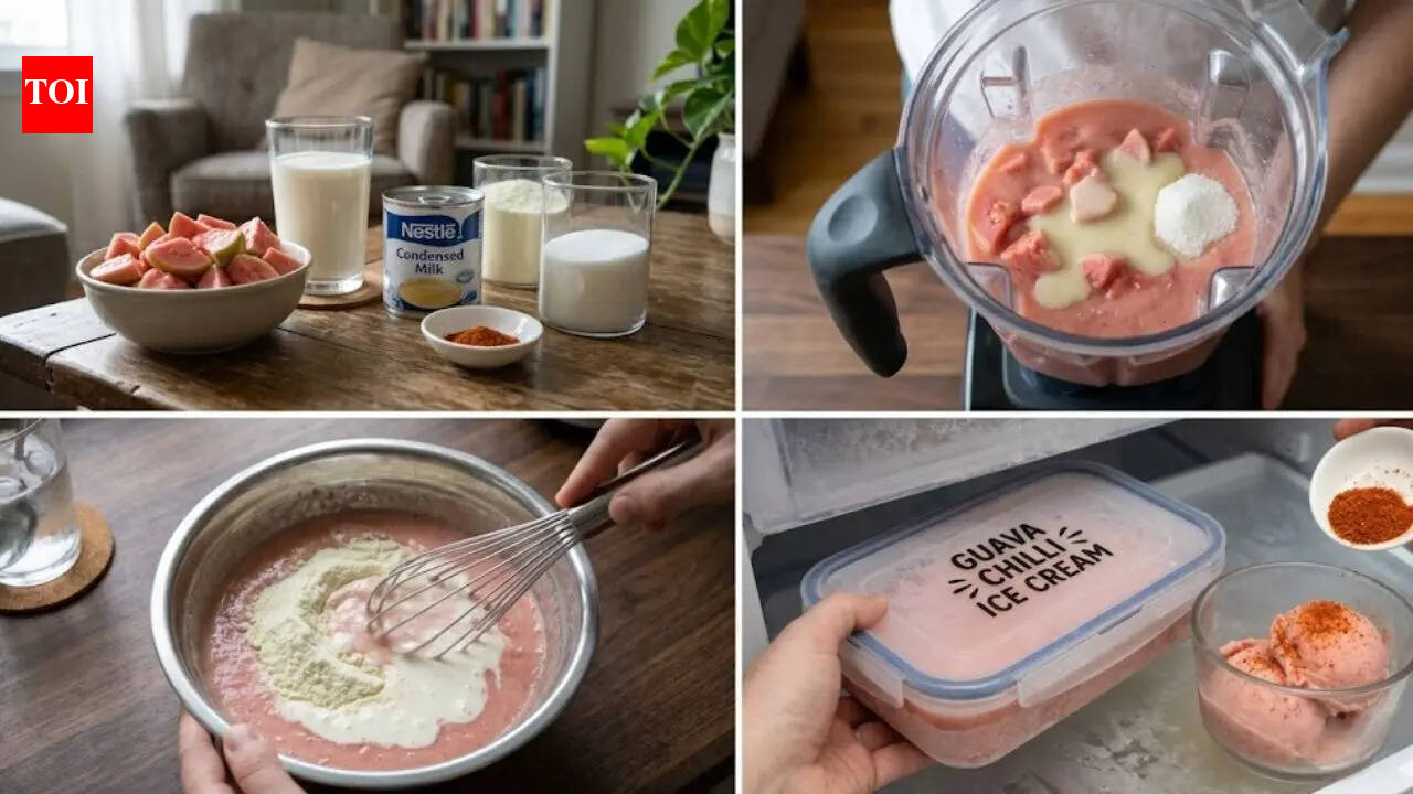 Easy no-churn guava chilli ice cream to try at home for this summer